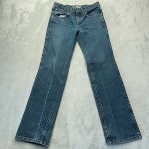 Wrangler Men Jeans 29x32 Cowboy Western Cut Blue Denim Advanced Comfort Slim Fit